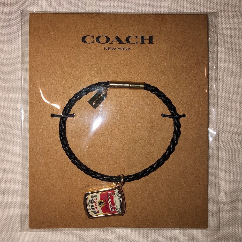 New Coach Campbell’s Soup Charm Bracelet